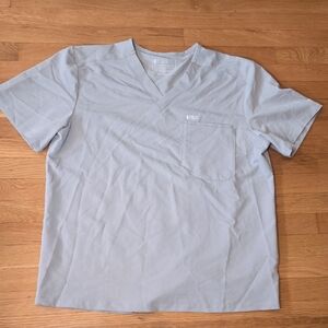 Men's Figs Gray Short Sleeve Scrub Tee